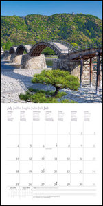 Japan 2022 - Wand-Kalender - Broschüren-Kalender - 30x30 - 30x60 geöffnet - Reise-Kalender