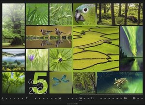 Colours of Nature Kalender 2023. Großer Foto-Wandkalender XXL. Landschaften-Kalender 2023 mit harmonischen Bild- und Farbkompositionen für jeden Monat. 68x49 cm. Querformat.