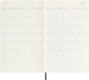 Moleskine 12 Monate Wochen Notizkalender 2024, Large/A5, Schwarz