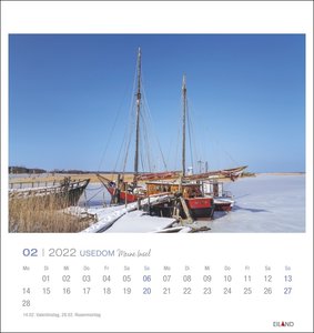 Usedom Postkartenkalender 2022
