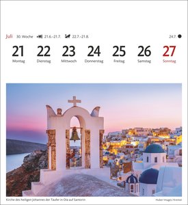 Griechische Inseln Sehnsuchtskalender 2025