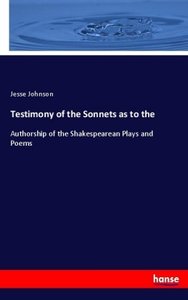 Testimony of the Sonnets as to the