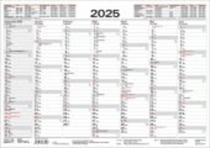 Tafelkalender A5 2025