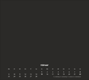 times&more Bastelkalender schwarz 2026