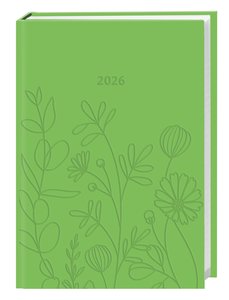 Kalenderbuch A6  grün 2026