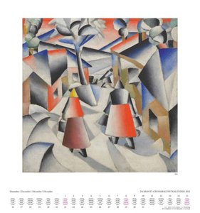 DUMONTS Großer Kunstkalender 2025 - Klassische Moderne, Impressionisten, Expressionisten - Wandkalender Format 45 x 48 cm