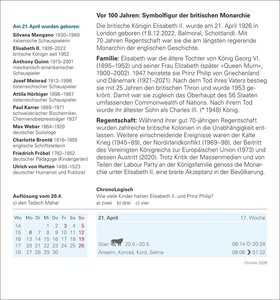 Chronik Tagesabreißkalender 2026 - Kulturkalender - Personen, Ereignisse, Schauplätze