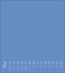 Foto-Malen-Basteln Bastelkalender blau 2025