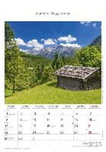 Alpen 2023 - Bild-Kalender 23,7x34 cm - The Alps - Wandkalender - mit Platz für Notizen - Alpha Edition