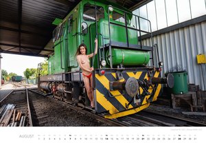 Eisenbahner-Träume 2022 - Erotik- und Akt-Fotografie am Gleis - Erotikkalender