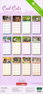 Cool Cats Familienplaner 2026