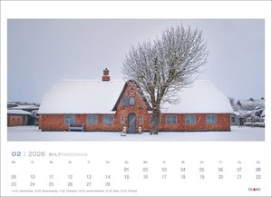 Sylt Panorama Postkartenkalender 2026