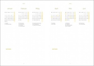 The Happy Week Bullet Journal A5 Taschenkalender 2023. Übersichtlicher Terminplaner mit Platz für positive Gedanken und Lifehacks. Buchkalender A5 2023 für einen achtsamen Alltag.