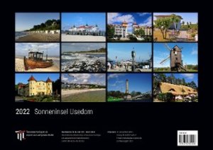 Sonneninsel Usedom 2022 - Black Edition - Timokrates Kalender, Wandkalender, Bildkalender - DIN A3 (42 x 30 cm)