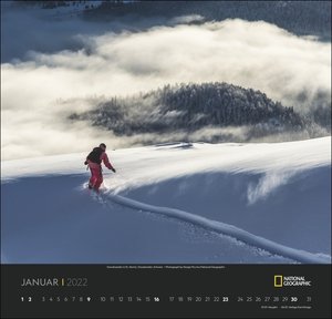 Outdoor & Adventure National Geographic Kalender 2022