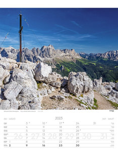 Weltnaturerbe Dolomiten Kalender 2023