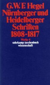 Nürnberger und Heidelberger Schriften 1808-1817