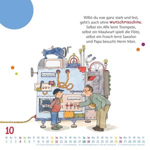 Kalendersprüche vom Sams 2025 – Lustige Reime von Paul Maar – Wandkalender mit Spiralbindung – DUMONT Quadratfomat 23 x 23