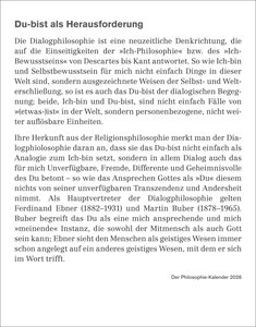 Der Philosophie-Kalender Tagesabreißkalender 2026