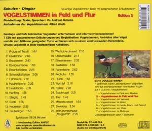 Vogelstimmen in Feld und Flur, 1 Audio-CD, 1 Audio-CD