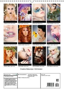 Creative Make-Ups / UK-Version (Wall Calendar 2015 DIN A3 Portrait)