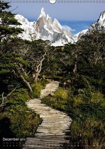 Majestic Mountains Cerro Torre & Fitzroy Patagonia / UK-Version (Wall Calendar 2015 DIN A3 Portrait)