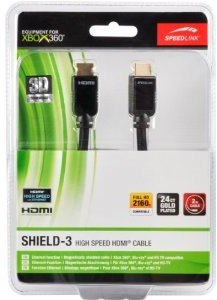 360 - SHIELD-3 High Speed HDMI Cable with Ethernet, 2m