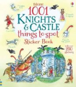 Usborne 1001 Knights & Castle Things to Spot Sticker Book