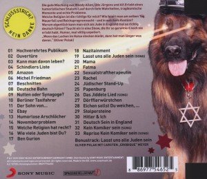 Jud Süß Sauer, Die Show, 1 Audio-CD