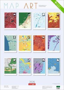 Map Art Kalender 2026