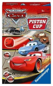 Ravensburger 23274 - Disney/Pixar Cars Piston Cup, Mitbringspiel für 2-4 Spieler, ab 5 Jahren, kompaktes Format, Reisespiel, Glücksspiel
