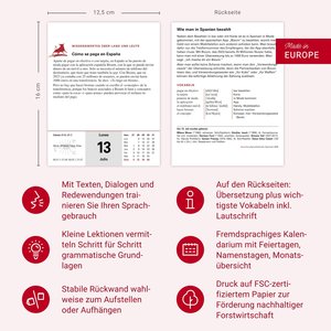 Spanisch Sprachkalender 2026