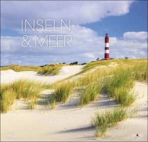 Inseln und Meer Kalender 2023 von Georg Quedens. Die nordfriesische Insel Amrum in einem hochwertigen Fotokalender. Kalender 2023 Landschaften voll Wasser und weißem Sand.