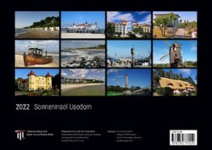 Sonneninsel Usedom 2022 - Black Edition - Timokrates Kalender, Wandkalender, Bildkalender - DIN A4 (ca. 30 x 21 cm)