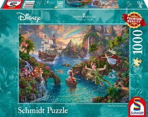 Schmidt 59635 - Thomas Kinkade, Disney-Peter Pan, Puzzle, 1000 Teile