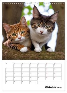 Mit Tieren hinein in das neue Jahr (Wandkalender 2024 DIN A3 hoch), CALVENDO Monatskalender
