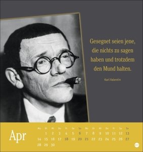 Karl Valentin Postkartenkalender 2025