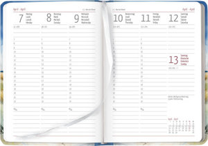 Ladytimer Aquarelle 2025 - Taschenkalender A6 (10,7x15,2 cm) - Weekly - 192 Seiten - Notiz-Buch - Termin-Planer - Alpha Edition