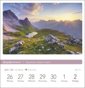 Das Glück liegt in Deutschland Postkartenkalender 2023