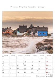 Norddeutschland 2025 - Bild-Kalender 23,7x34 cm - Regional-Kalender - Wandkalender - mit Platz für Notizen - Alpha Edition