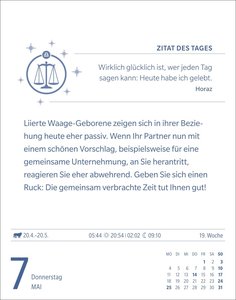 Waage Sternzeichenkalender 2026