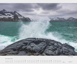 Das Meer 2025 – Natur-Fotografie von Roland Gerth – Wandkalender 60 x 50 cm – Spiralbindung