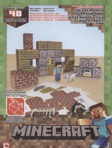 Minecraft 16711 - Papierset, Unterkunft, 48 Teile