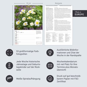 Gartenparadiese Wochenplaner 2026