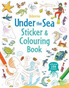 Usborne Under the Sea Sticker and Colouring Book