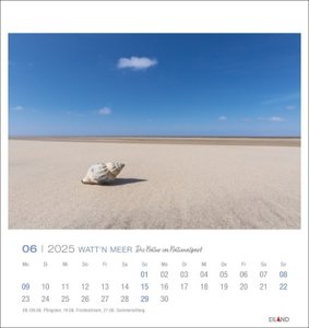 Watt'n Meer Postkartenkalender 2025