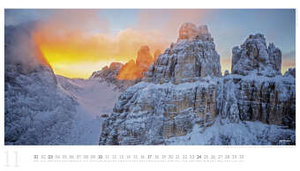 Luftbildkalender Dolomiten 2024