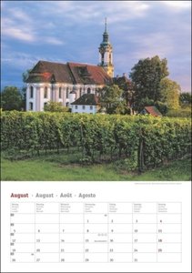 Deutschland Kalender 2024. Die schönsten Aussichten Deutschlands in einem Kalender mit viel Platz für Eintragungen. Hochwertiger Fotokalender mit Monatskalendarium.
