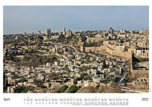 Israel 2022 - White Edition - Timokrates Kalender, Wandkalender, Bildkalender - DIN A4 (ca. 30 x 21 cm)