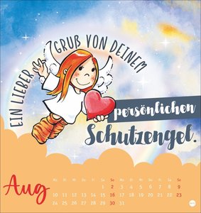 Schutzengel Postkartenkalender 2026